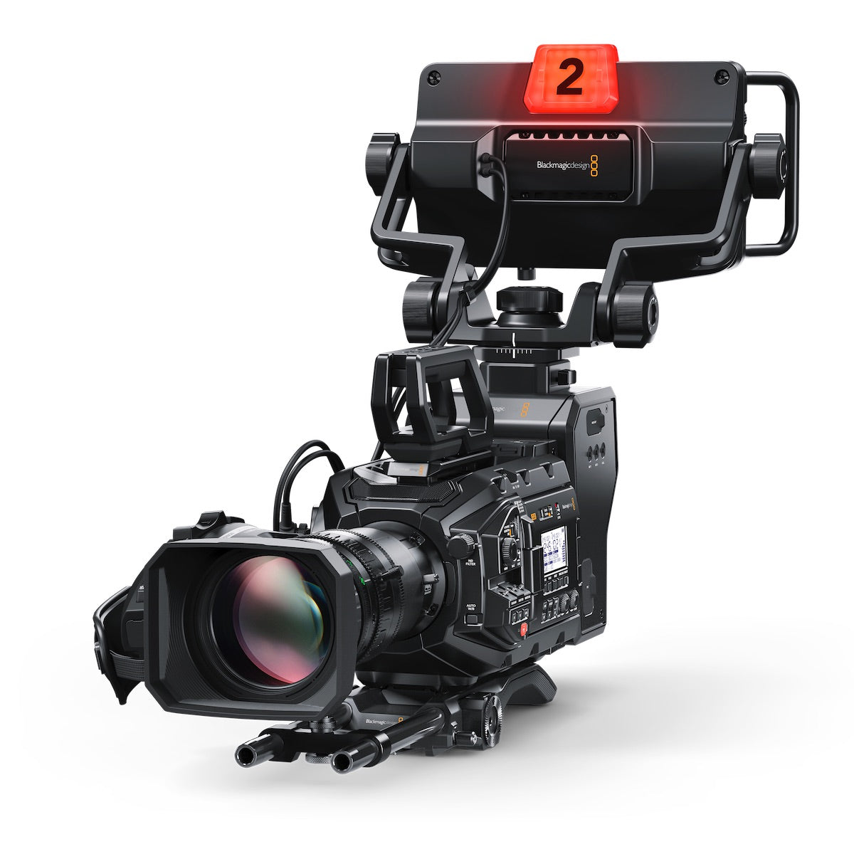 Blackmagic URSA Studio Viewfinder G2, optional equipment shown