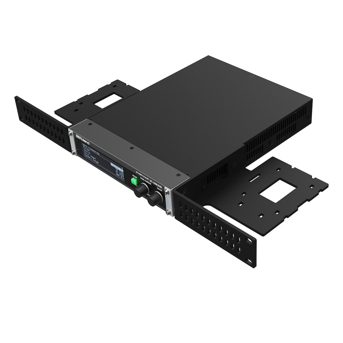 Roland VC-100UHD - 4K Video Scaler, Converter, and Streamer, rack mount right