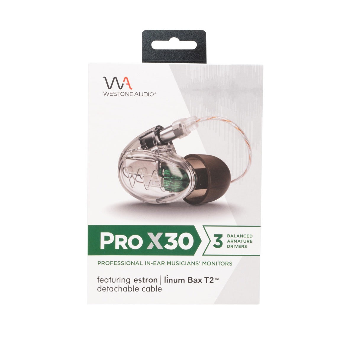 Westone Pro X30 Earphones - Triple Driver Musician IEM, retail box