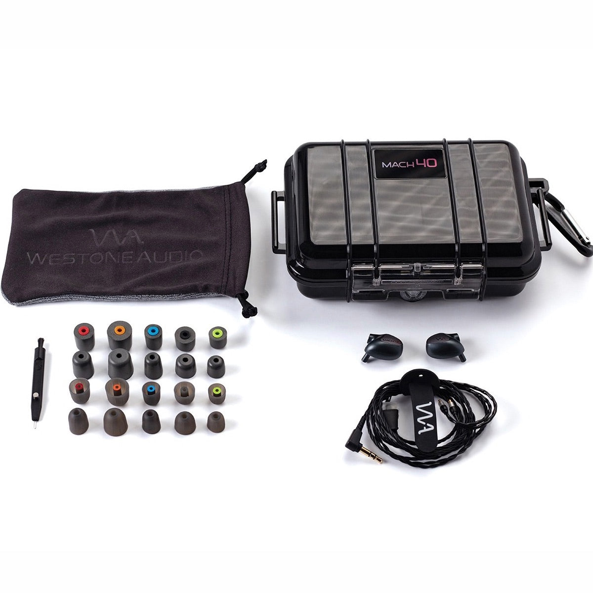 Westone MACH 40 - 4-driver Universal In-ear Monitors, included