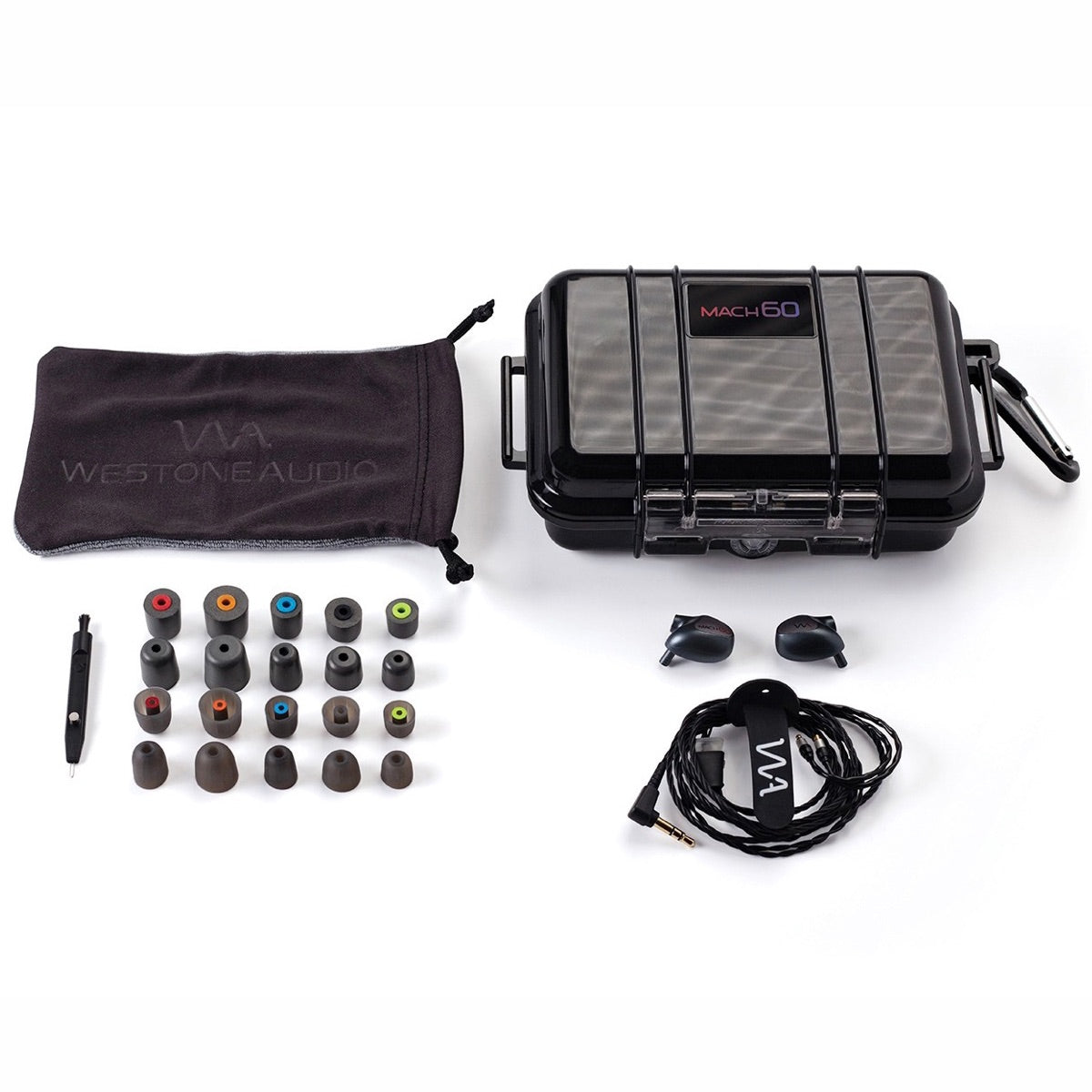 Westone MACH 60 - 6-driver Universal In-ear Monitors, included