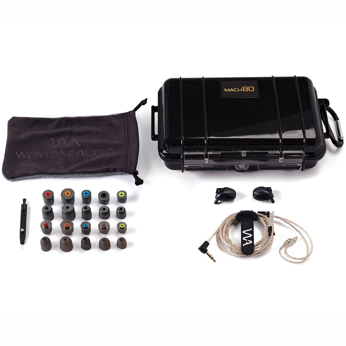 Westone MACH 80 - 8-driver Universal In-ear Monitors, included