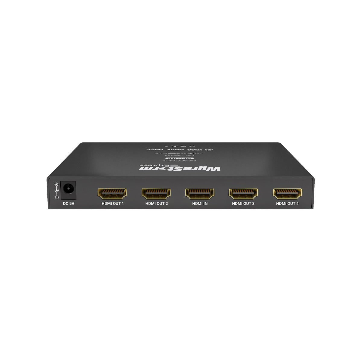 WyreStorm Essentials EXP-SP-0104-H2 - 4K HDR 1x4 Scaling HDMI Splitter, rear