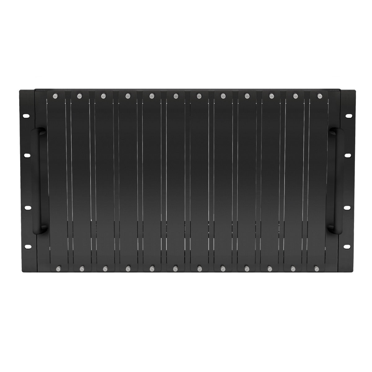 WyreStorm NHD-000-RACK4 - 6U 12-Slot Rack Mount for NetworkHD devices, front included 7 blanking plates