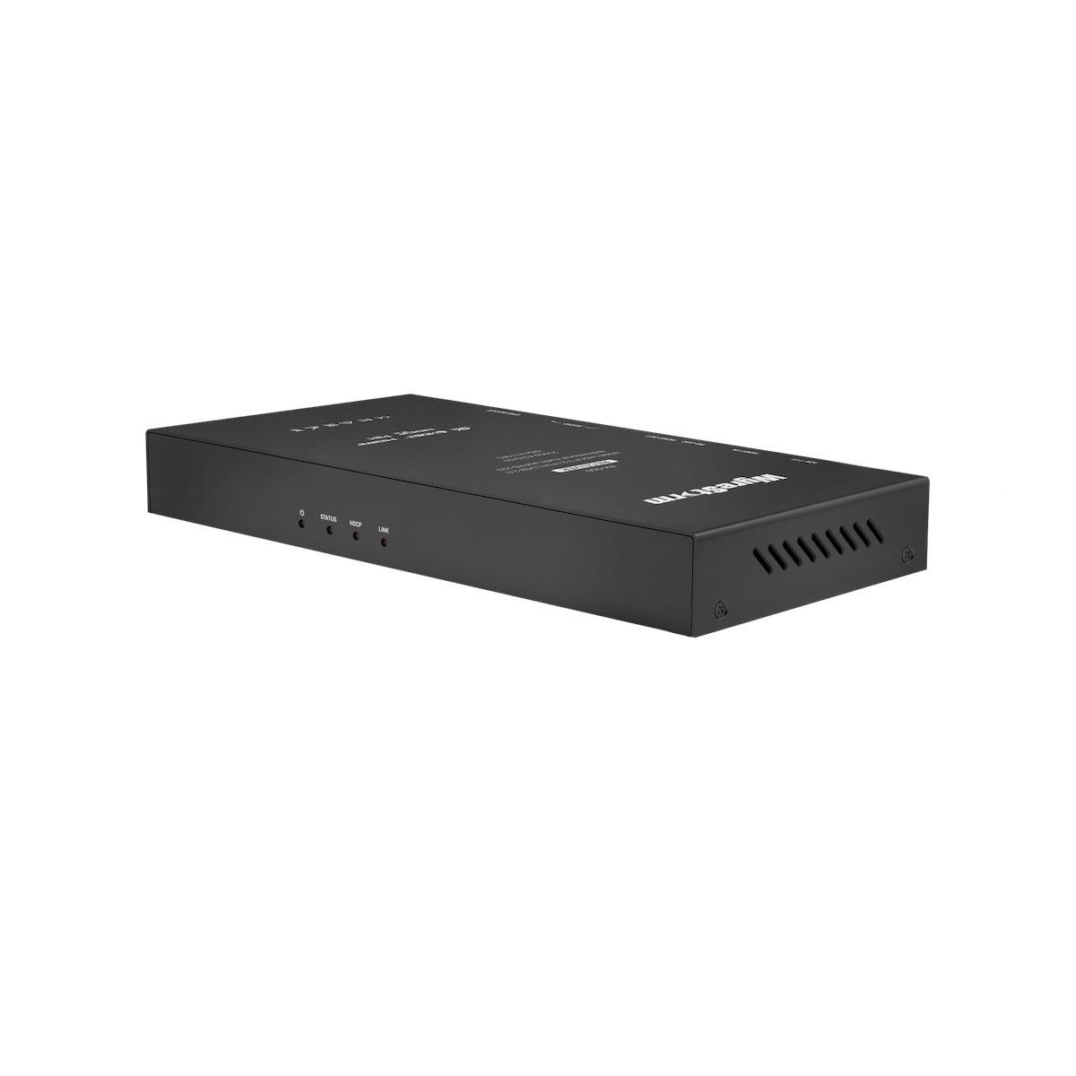 WyreStorm RX-500 - 4K UHD HDBaseT Receiver with USB, front angled