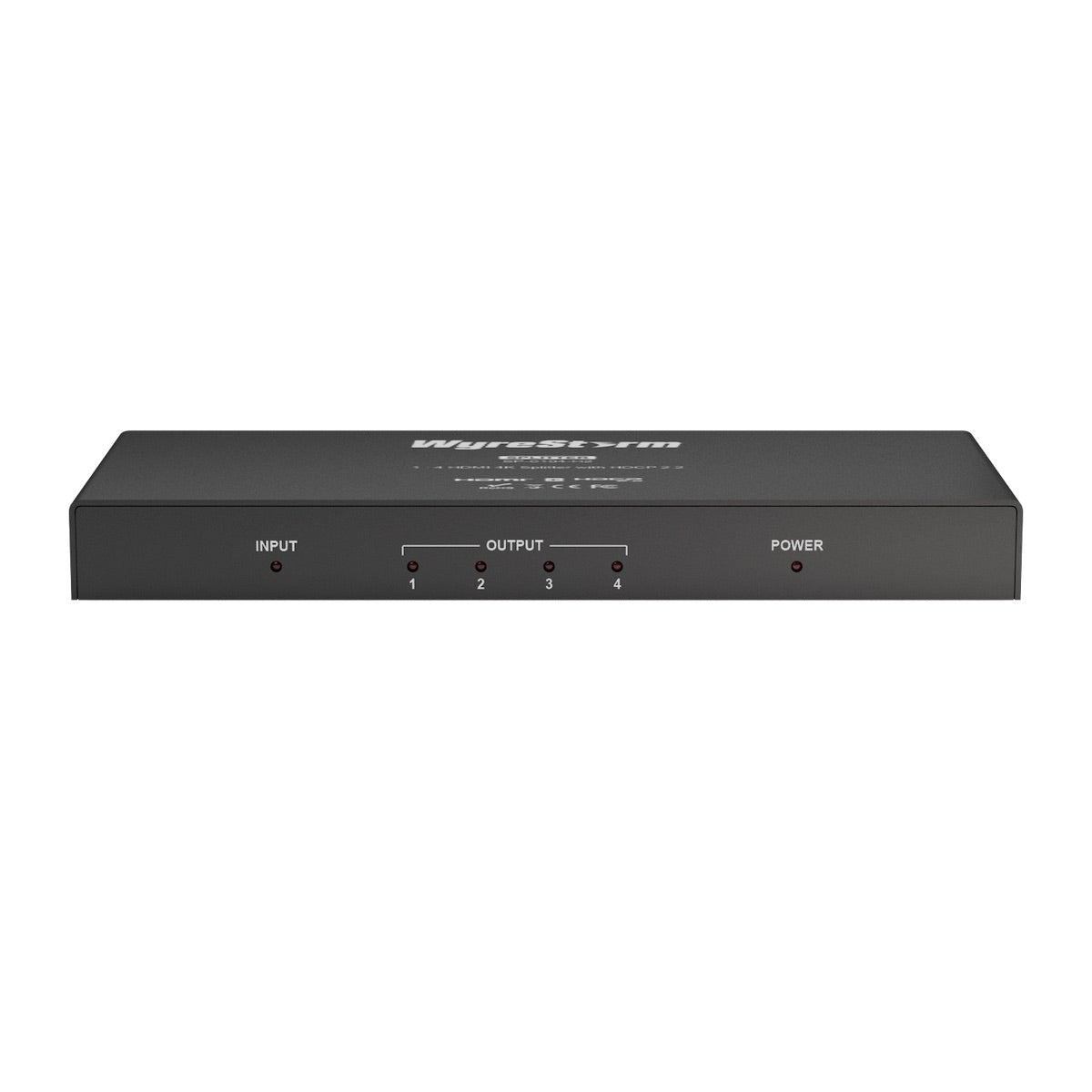 WyreStorm SP-0104-H2 - 4K HDR 1x4 HDMI Splitter with EDID, front