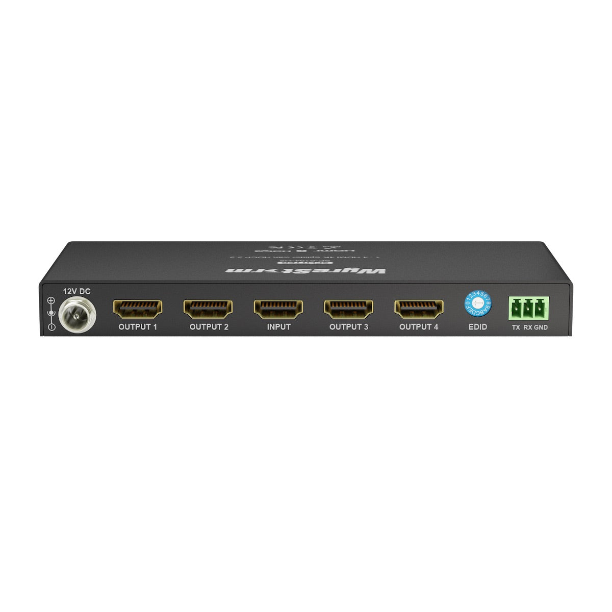 WyreStorm SP-0104-H2 - 4K HDR 1x4 HDMI Splitter with EDID, rear