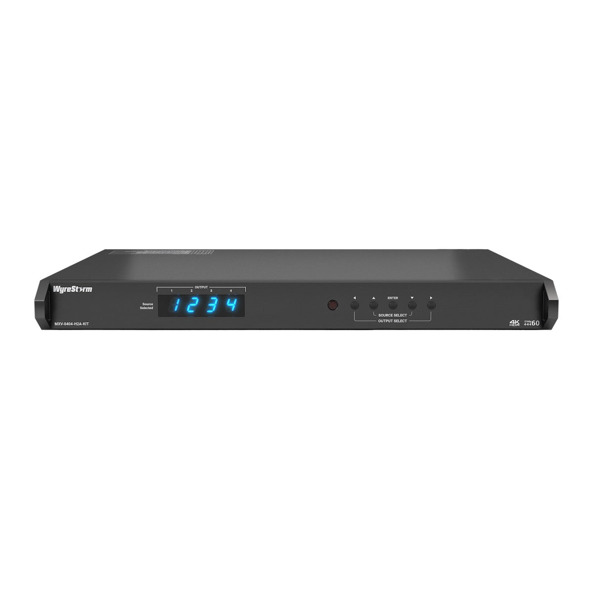 WyreStorm MXV-0404-H2A-KIT, matrix switcher front