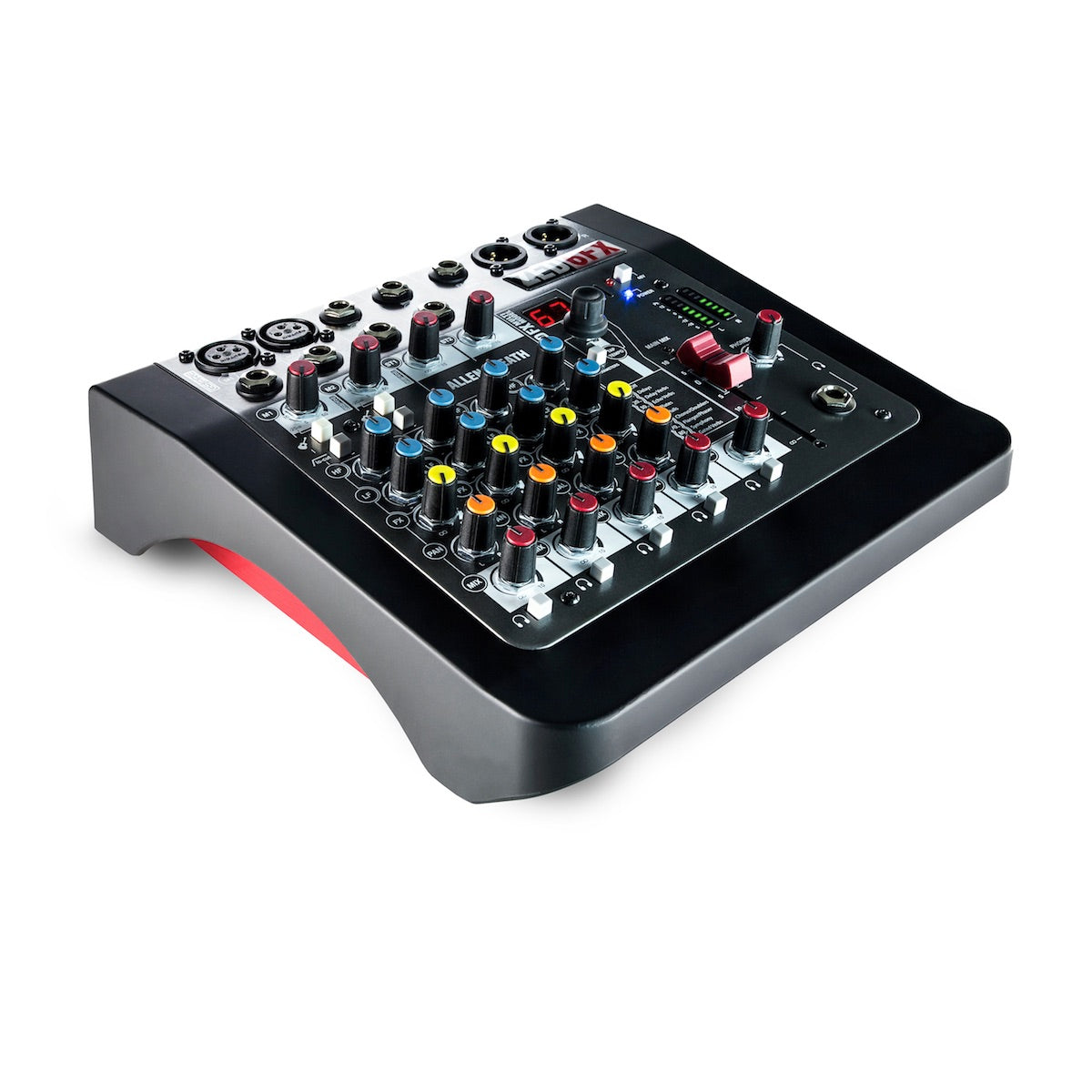 Allen & Heath ZED-6FX - 4-channel Compact Analog Mixer with Effects, right angle