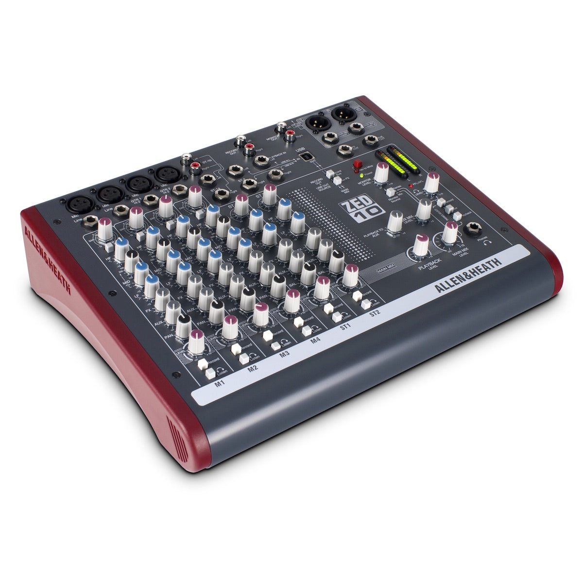 Allen & Heath ZED-10 10-Channel Analog USB Mixer, right