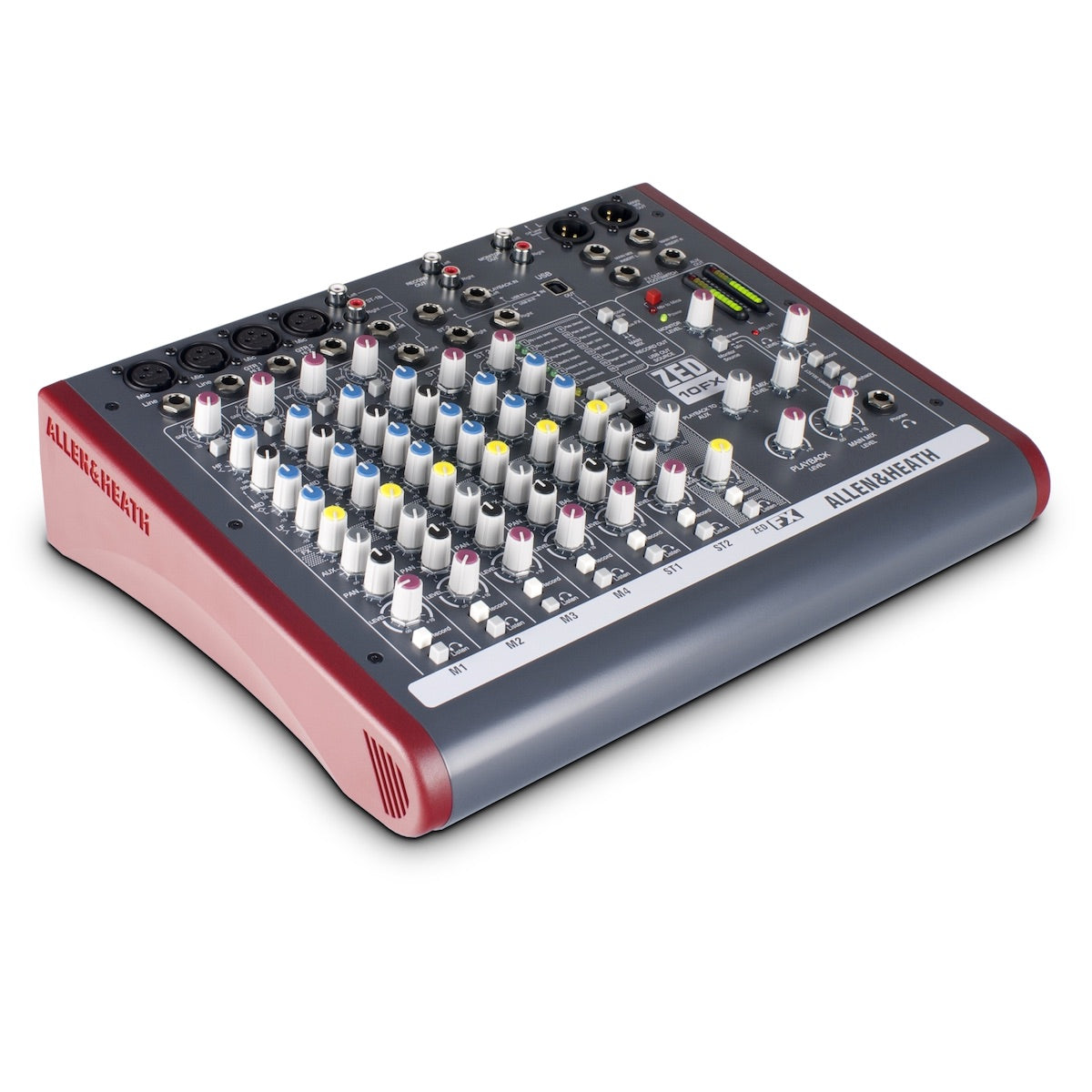 Allen & Heath ZED-10FX 10-Channel Analog USB Mixer with Effects, angle right