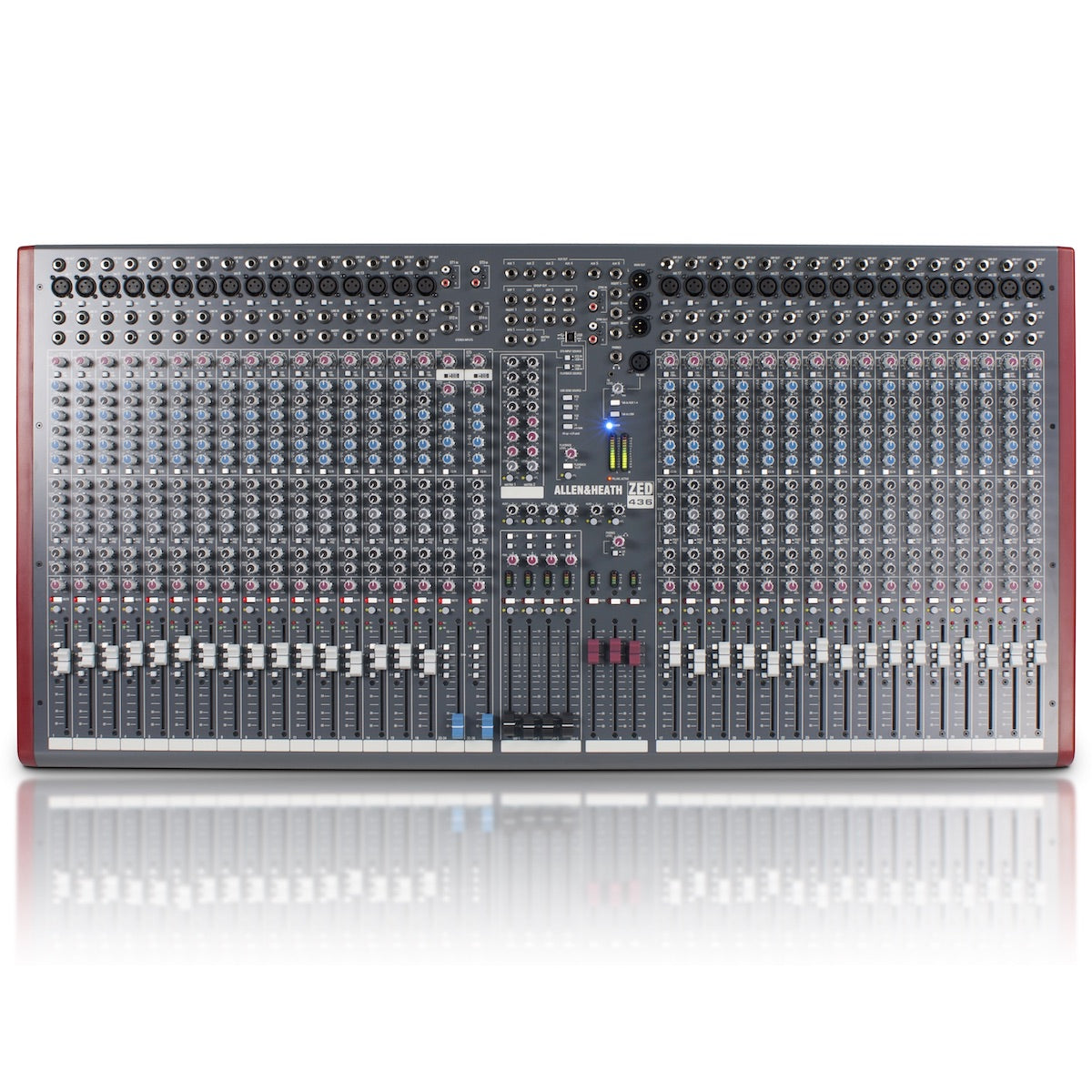 Allen & Heath ZED-436 32-Channel Analog USB Mixer, top