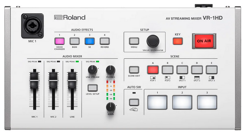 Roland VR-1HD Video Mixer - in stock with built-in streaming encoder!