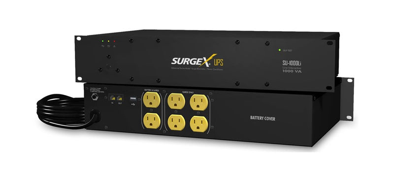 SurgeX UPS-1000LI-2 - UPS Battery Backup, Line interactive, 1000VA