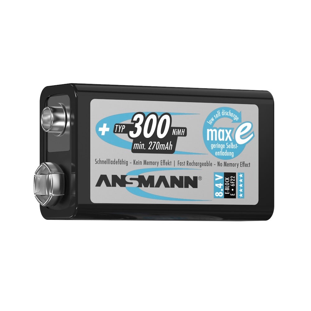 Ansmann NiMH Rechargeable Batteries save you money and protect the environment.