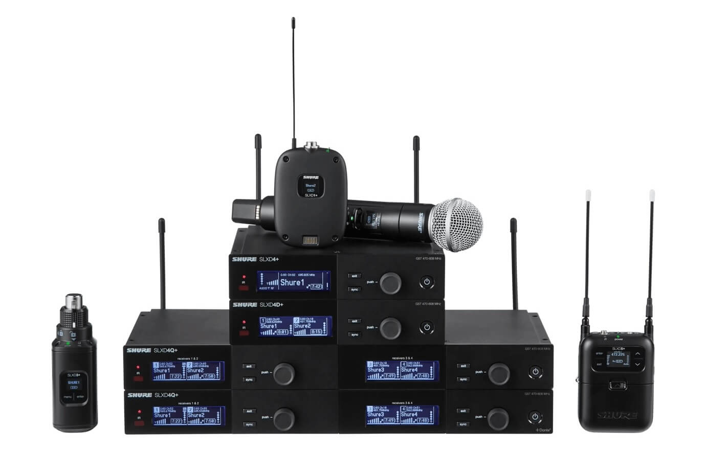Shure SLX-D+ Wireless Microphone Systems