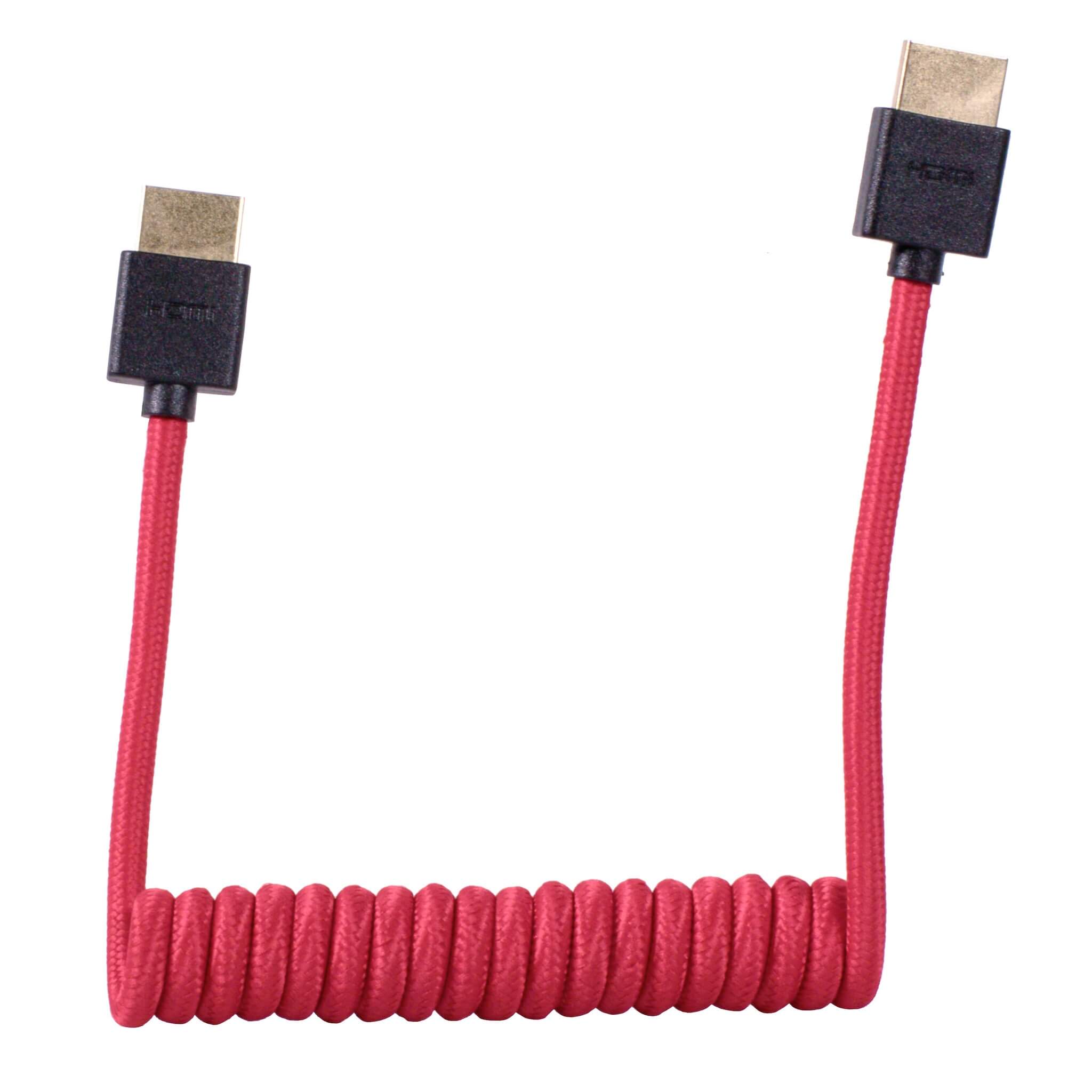 1SourceVideo - Full HDMI Cable, Coiled, 12-24-inch