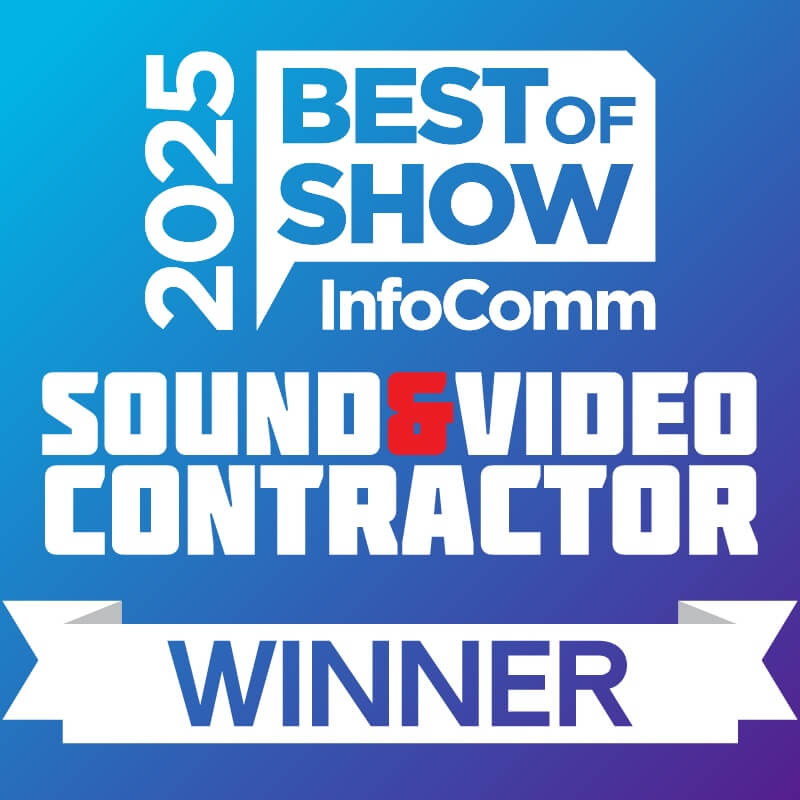 2025 InfoCom Best of Show Winner from Sound & Video Contractor