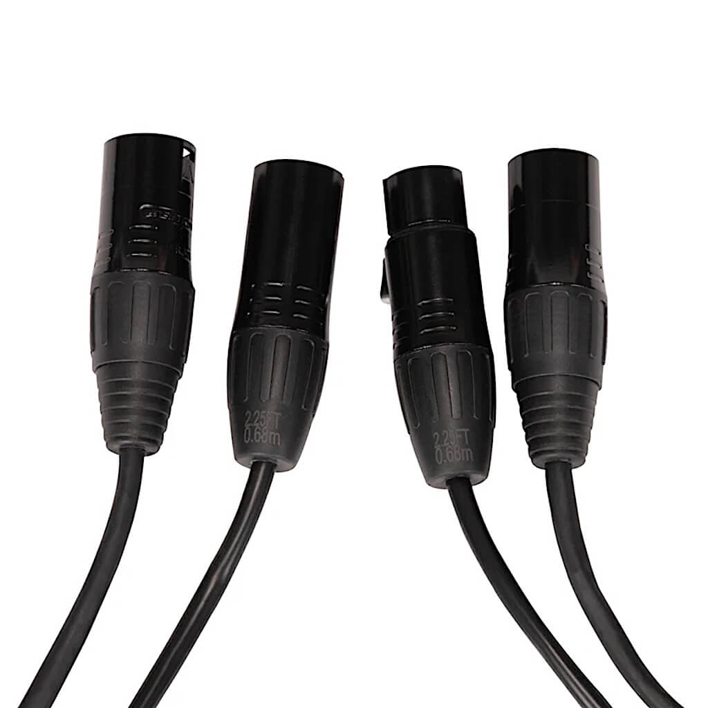 ADJ Accu-Cable AC5AXLR Series - Network and Audio XLR Combo Link Cable, plugs