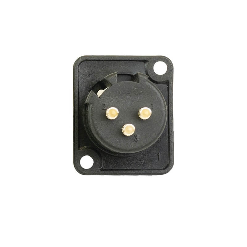 Ace Backstage C-15101 - Connectrix Male XLR 3-Pin Connector, rear
