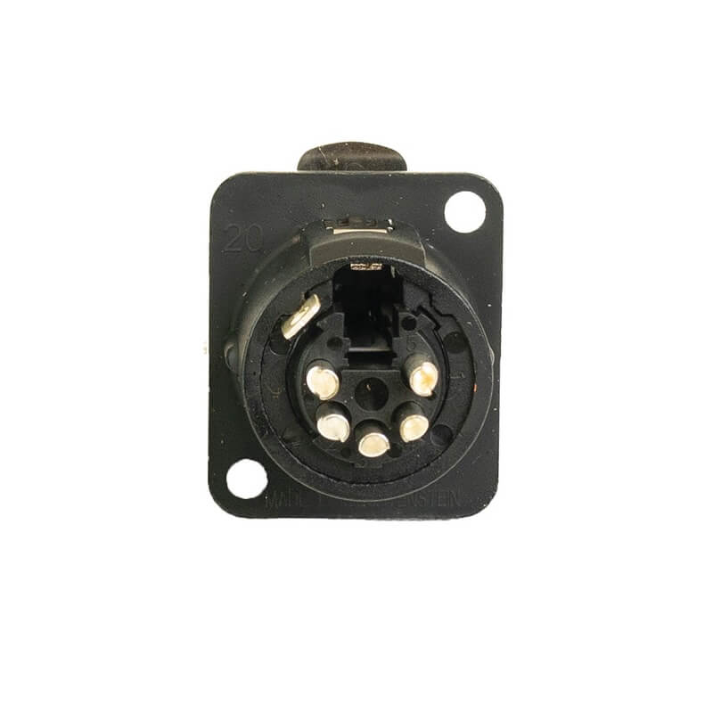 Ace Backstage C-15106 - Connectrix Female XLR 5-Pin Solder Connector, rear