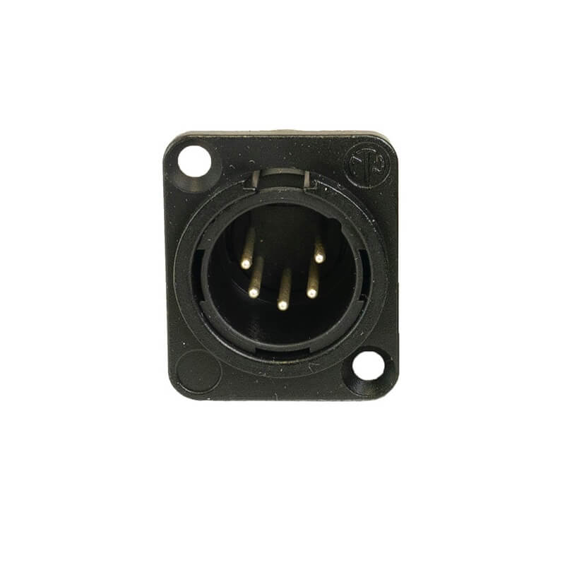 Ace Backstage C-15107 - Connectrix Male XLR 5-Pin Solder Connector, front