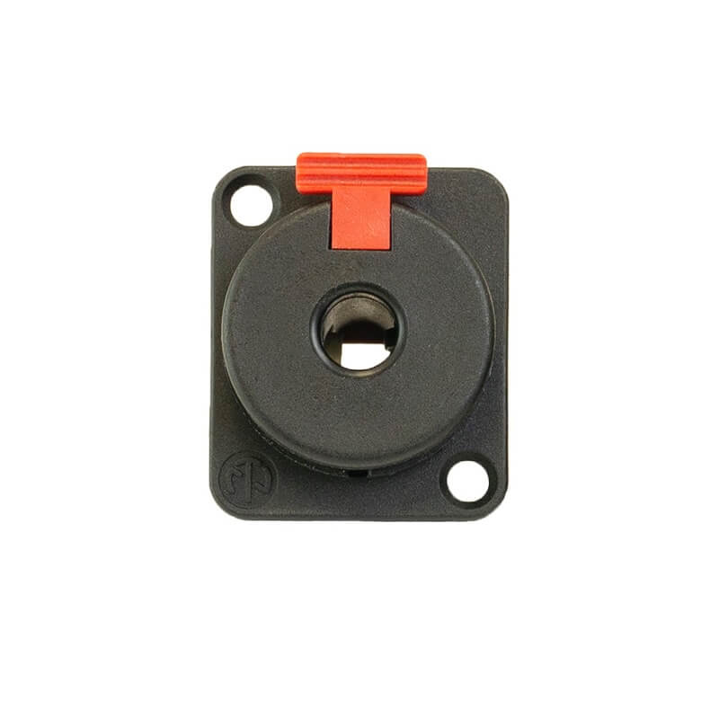 Ace Backstage C-15110 - Connectrix Locking 1/4" Jack Solder Connector, front