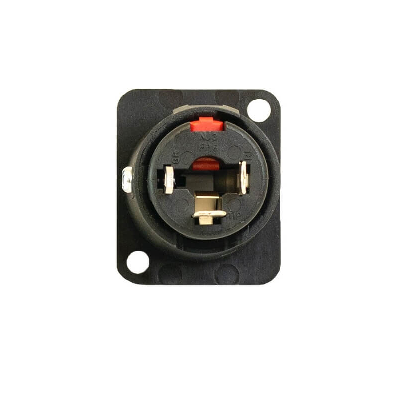 Ace Backstage C-15110 - Connectrix Locking 1/4" Jack Solder Connector, rear