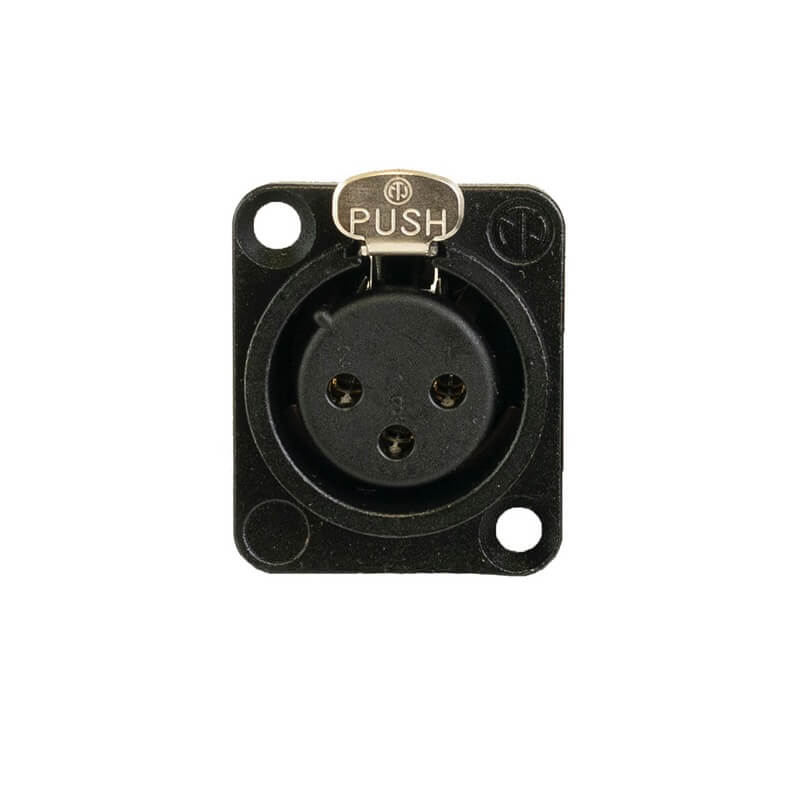 Ace Backstage C-15119 - Connectrix Female XLR 3-Pin Solder Connector, front