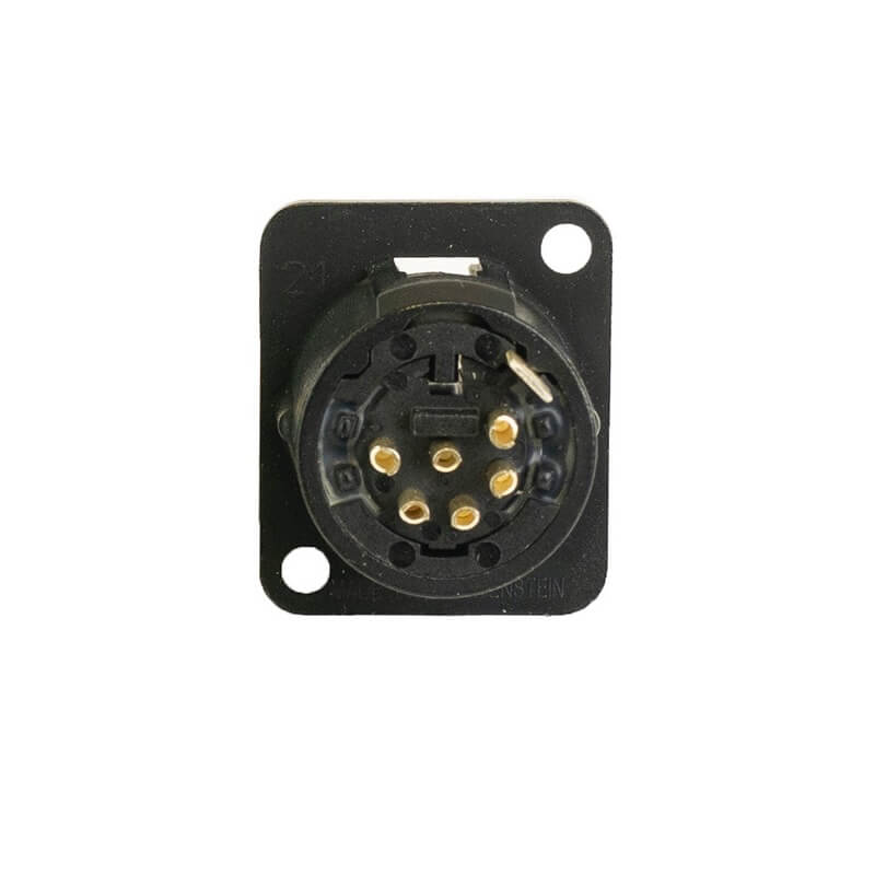 Ace Backstage C-15121 - Connectrix Male XLR 6-Pin Solder Connector, rear