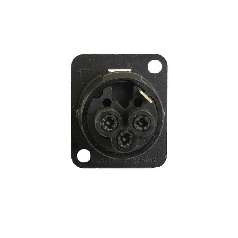 Ace Backstage C-15129 - Connectrix Male XLR 3-Pin Screw Connector, rear