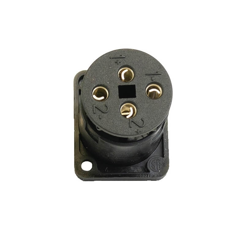 Ace Backstage C-15134 - Connectrix SpeakON 4-Pin Screw Connector, rear