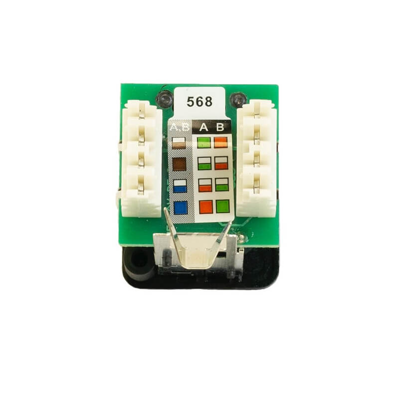 Ace Backstage C-15145 - Connectrix RJ45 EtherCON Cat5e Punch-Down Connector, rear