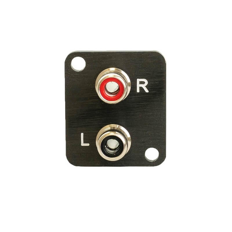 Ace Backstage C-25109 - Connectrix Stereo RCA Solder Connector, front
