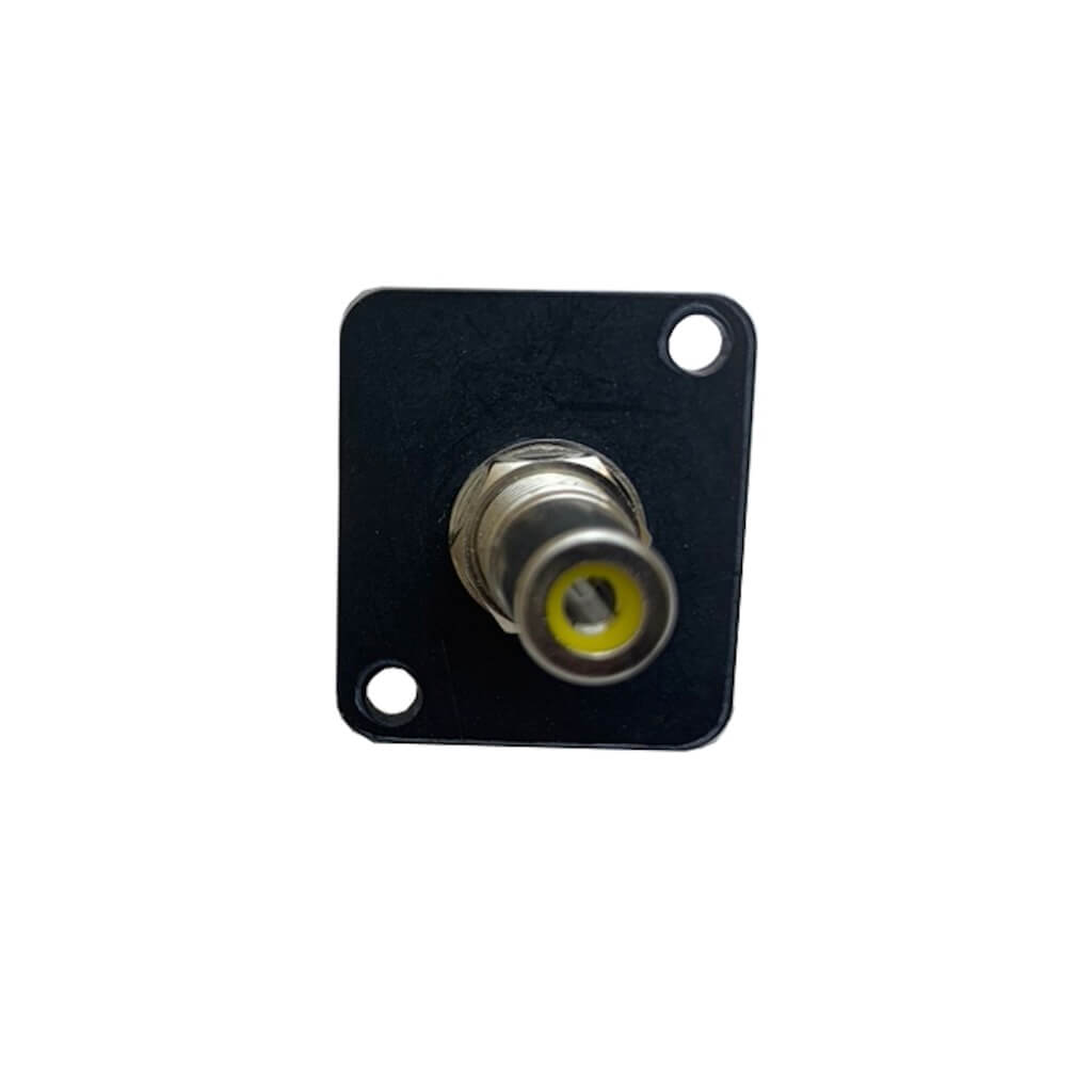 Ace Backstage C-25140 - Connectrix RCA Feed Thru Yellow Connector, rear