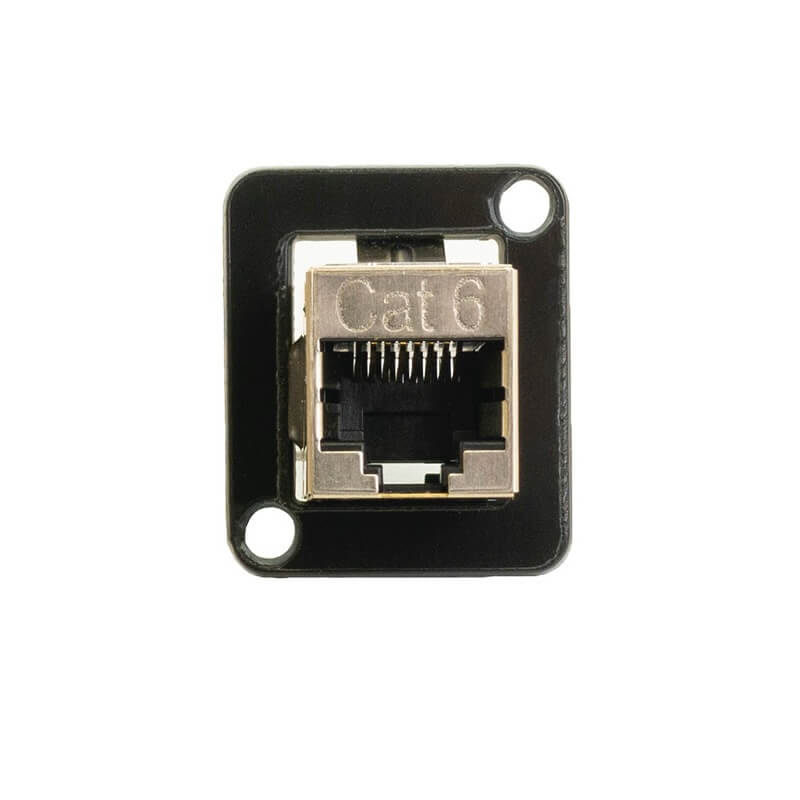 Ace Backstage C-25144 - Connectrix RJ45 Cat6 Shielded Feed Thru Connector, rear