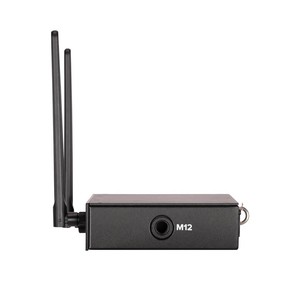 ADJ Aria X2 TB - AC or Battery Powered Wireless DMX Transceiver, left side