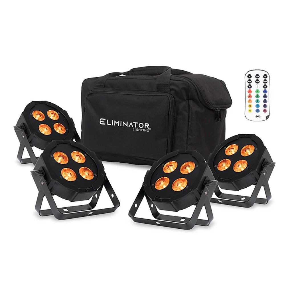 ADJ Eliminator Mega Flat Hex L Pak4 - Portable Lighting System