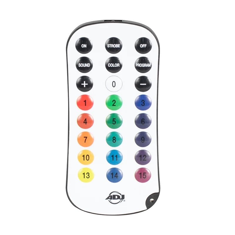Eliminator Lighting Mega Hex L Par - RGBLA+UV LED Sit-Flat Fixture, remote