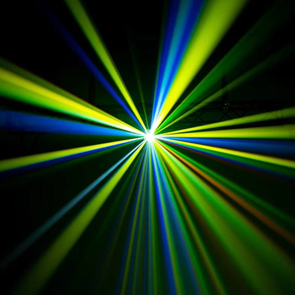 ADJ Eliminator Vortex 150 - 150W LED Barrel Mirror Scanner, moonflower effect