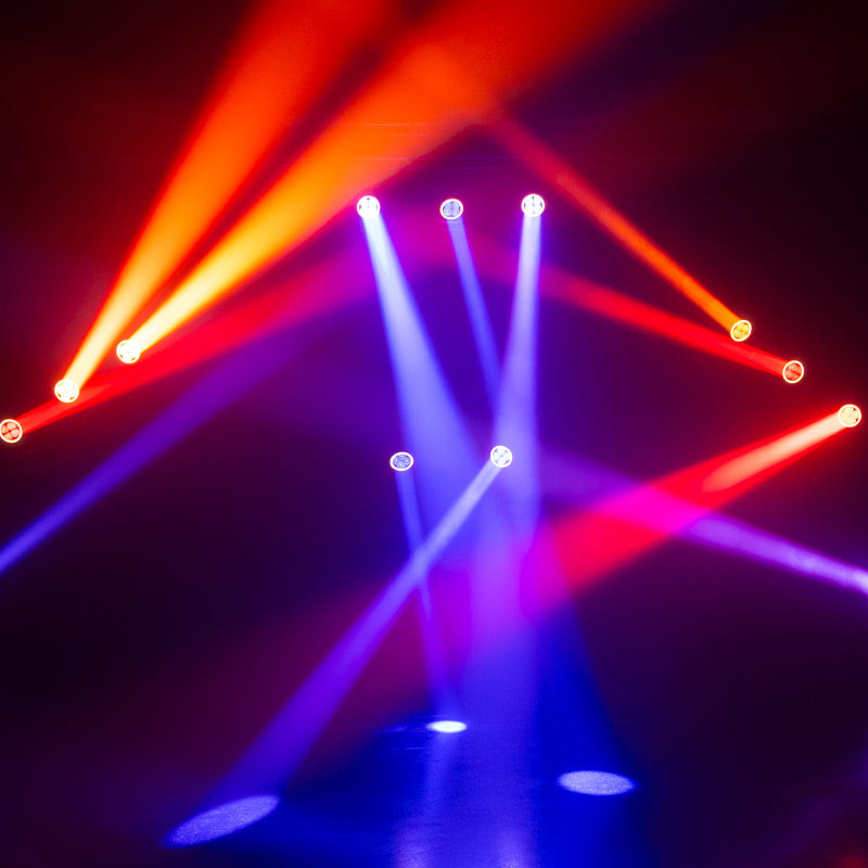 ADJ Vizi Xtreme - LED Beam/Wash Moving Head with FX Ring, stage
