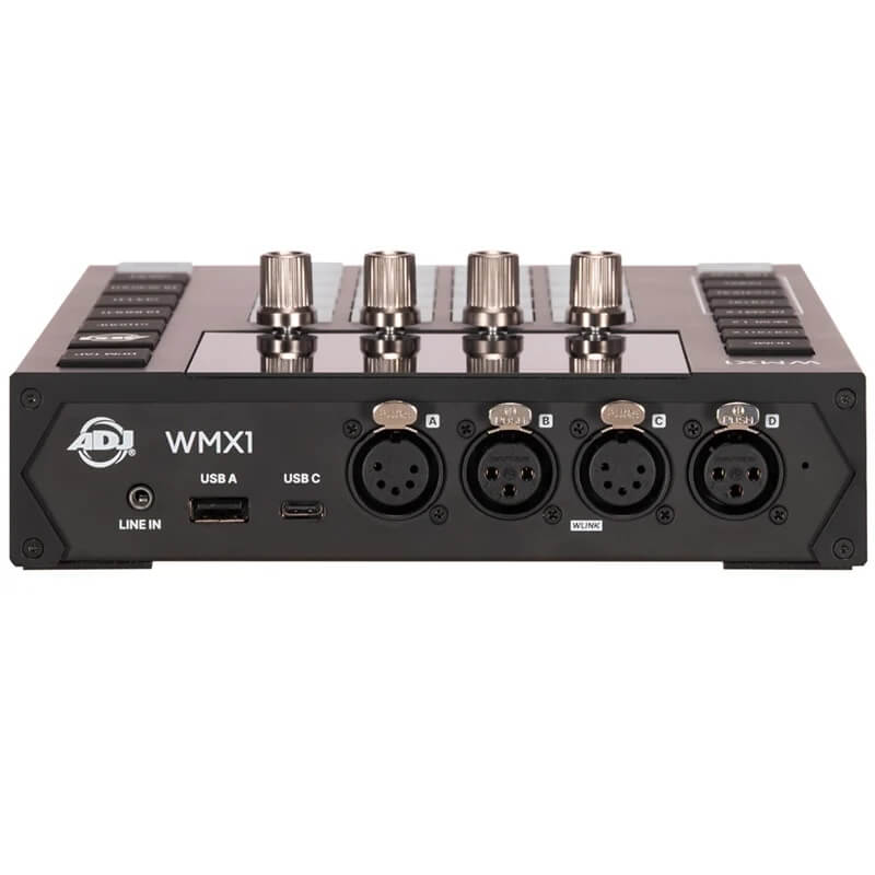 ADJ WMX1 MK3 - 2 Universe Stand-Alone DMX Lighting Controller, rear