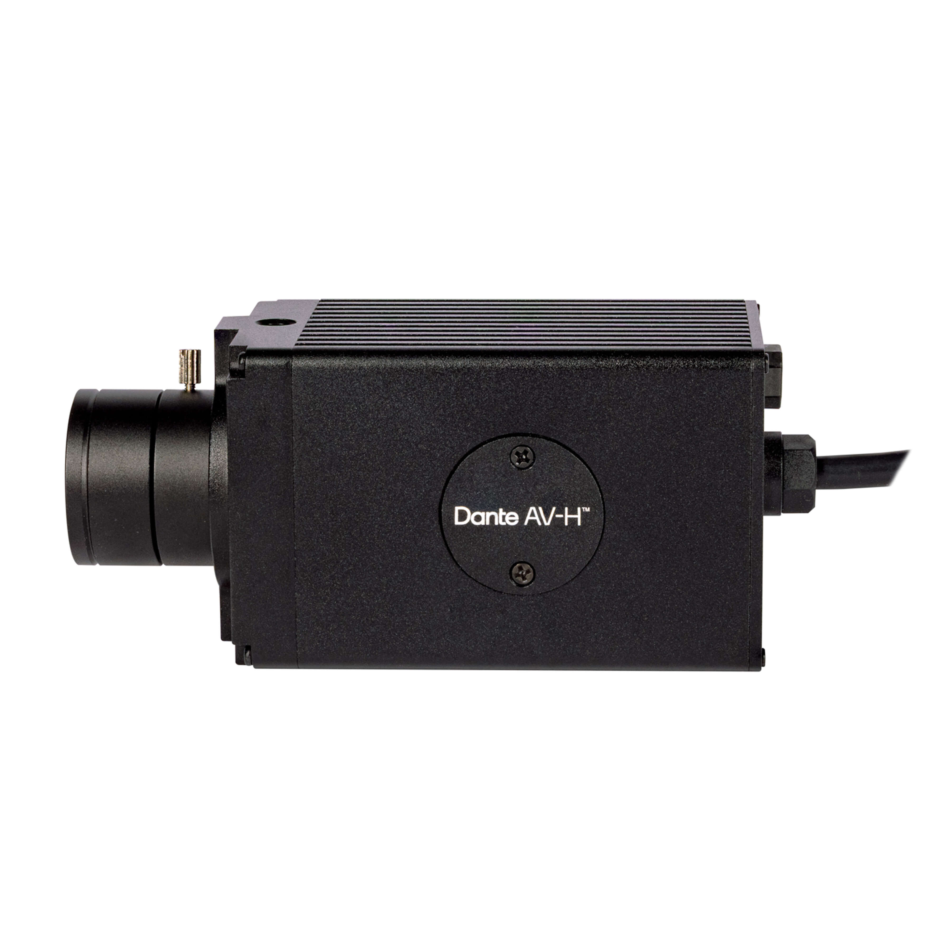 AIDA HD-AVH-100A - 1080p HD Dante AV-H POV Camera, side