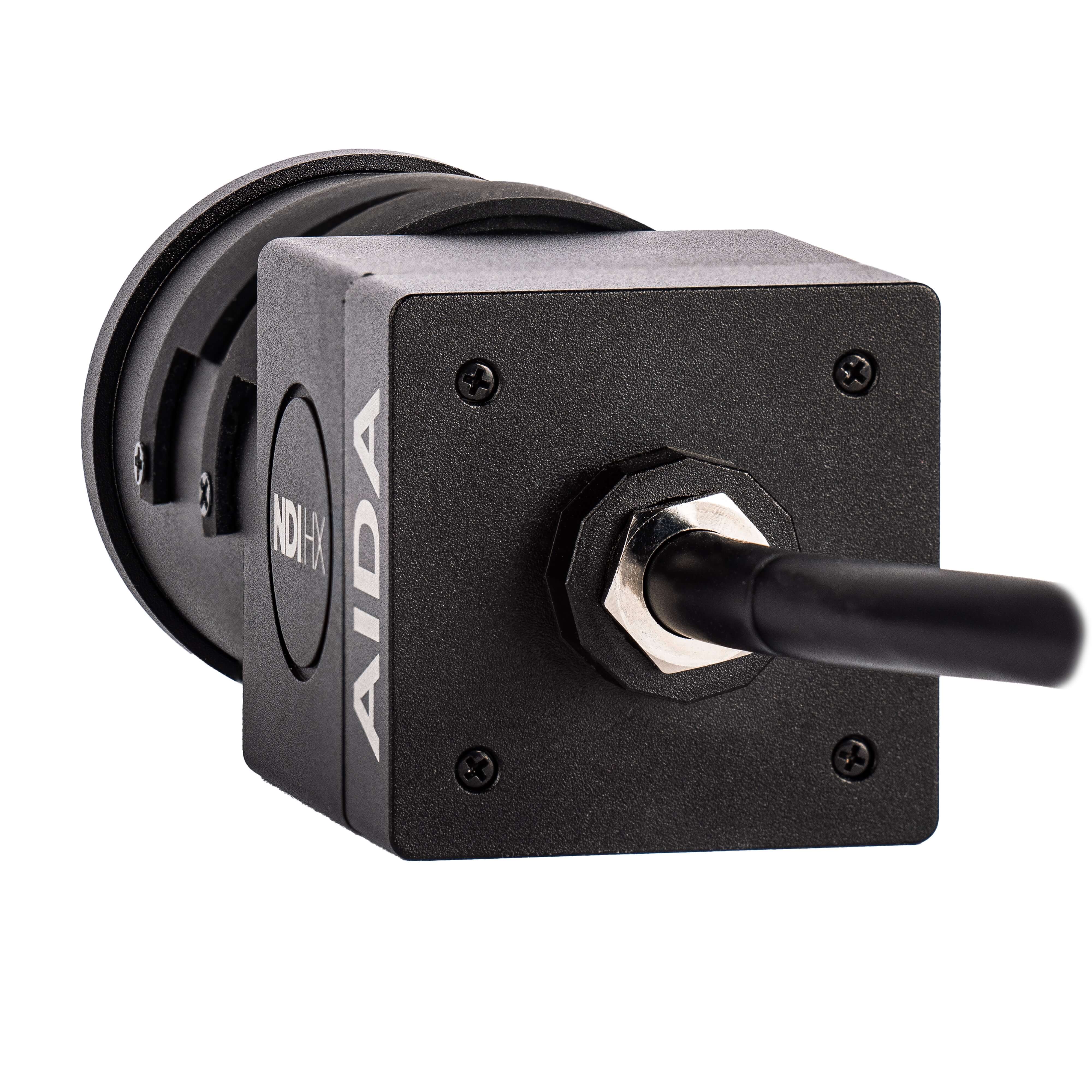 Aida HD-NDI-TF - 1080p HD NDI|HX POV Camera with Telephoto Lens, rear