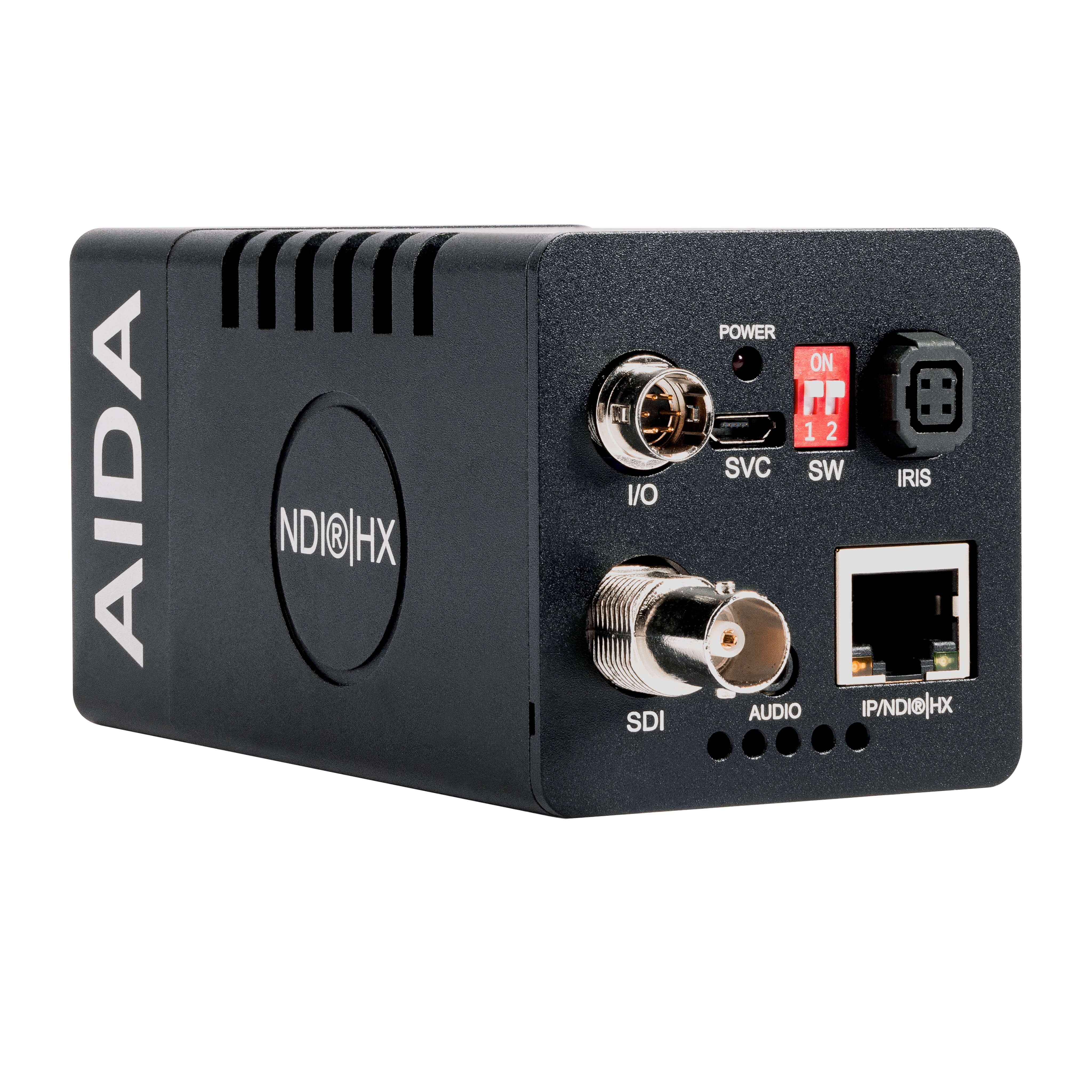 Aida HD3G-NDI-200 - 1080p HD NDI|HX and 3G-SDI POV Camera, rear angle right