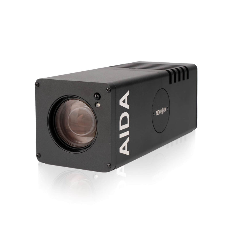 AIDA Imaging HD-NDI-X20 - HD NDI|HX HDMI POV Camera with 20x Optical Zoom, front left