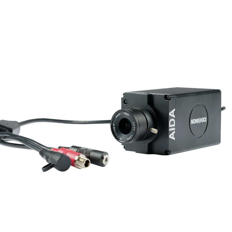 AIDA Imaging HD-NDI3-120 - HD NDI|HX3 HDMI POV Camera with 120fps, connectors