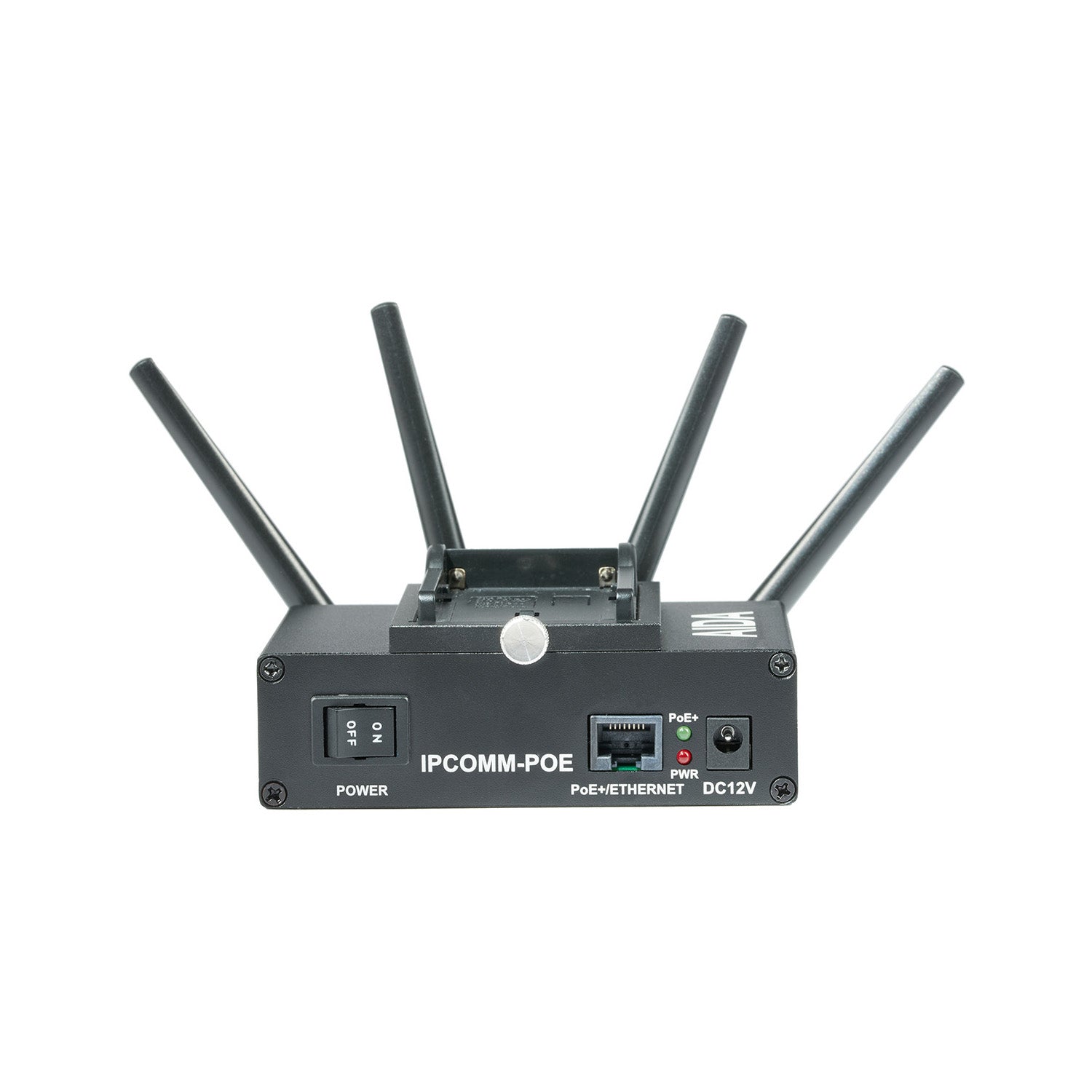 AIDA Imaging IPCOMM-POE - Portable Wireless Video Transmitter with PoE, front