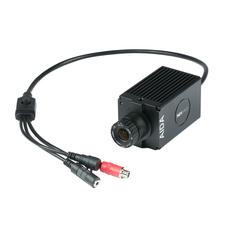 AIDA Imaging UHD-NDI3-300 - UHD 4K/60 NDI|HX3 HDMI POV Camera, cable