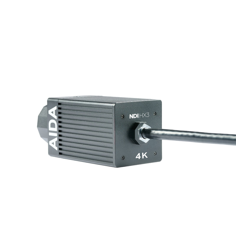 AIDA Imaging UHD-NDI3-IP67 - UHD 4K/60 NDI|HX3 Weatherproof POV Camera, rear left